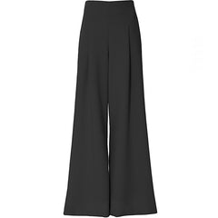 AGGI High-waisted Hose mit weitem Bein, Elegante Hose mit hoher Taille und weitem Bein, Hosen für Damen, Women clothing, made in Europe, Eco-friendly, fair, fair trade - shop now - the wearness online-shop - Sustainable and Ethical Luxury Fashion 