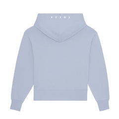 REER3 Unisex Hoodie, Hellblau, Kapuzenpullover, Pullover, Sweater, Unisex Mode, Recycled, Organic cotton, Vegan, Female Empowerment, Eco-friendly, Fair trade, Fair fashion, Ethical fashion, Green fashion - shop now - the wearness online-shop - ETHICAL LUXURY FASHION