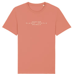 REER3 Unisex Statement T-Shirt, Apricot, Shirts, Oberteile, Kurzärmliges Shirt, Tops, Sustainable Fashion, Fair trade clothing, Eco-friendly, Fair, Made in Europe, Organic cotton, Recycled, Vegan, Female Empowerment, Homewear, Streetwear - Shop now - the wearness online shop - ETHICAL LUXURY FASHION