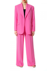 AGGI Oversized rosa Blazer für Frauen | Jacke, fair, made in Europe, handgefertigt