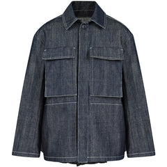 MAY BERNARDI Oversized Denim-jacket für Damen, made in Europe, fair, organic, eco-friendly - the wearness online-shop 